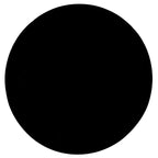 Table d'appoint ronde en bois de manguier de 30,5 cm avec pied tourné, noir mat