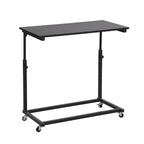 Lit de repos en métal avec bureau mobile, étagères grillagées et portant, blanc / noir, simple / double