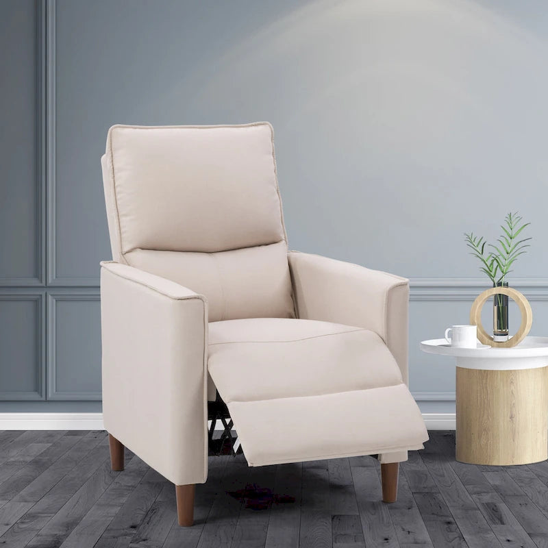 High-Leg Manual Recliner with Footrest