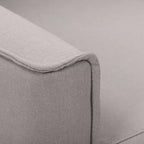 Fauteuil inclinable manuel avec repose-jambes haut, gris / anthracite / beige