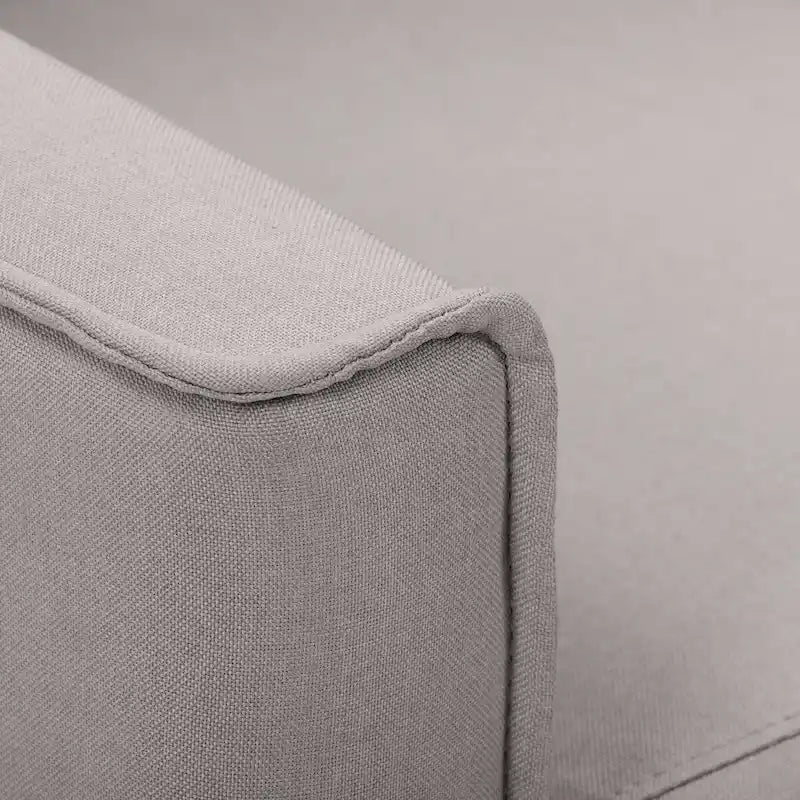 Fauteuil inclinable manuel avec repose-jambes haut, gris / anthracite / beige