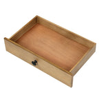 Banc de rangement d'entrée avec coussin, 2 tiroirs et porte-chaussures, pin ancien / bleu / gris délavé