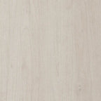 Table d'appoint carrée en MDF de 55,9 cm avec finition aspect bois et pieds à poteaux, aulne blanc / chêne gris vieilli / grain noir