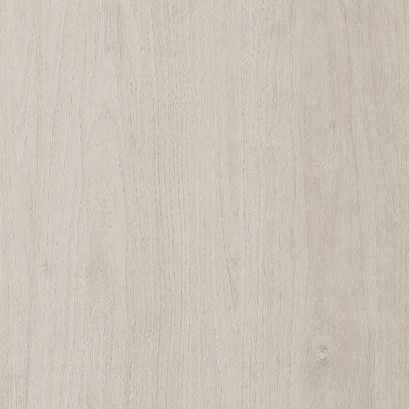 Table d'appoint carrée en MDF de 55,9 cm avec finition aspect bois et pieds à poteaux, aulne blanc / chêne gris vieilli / grain noir