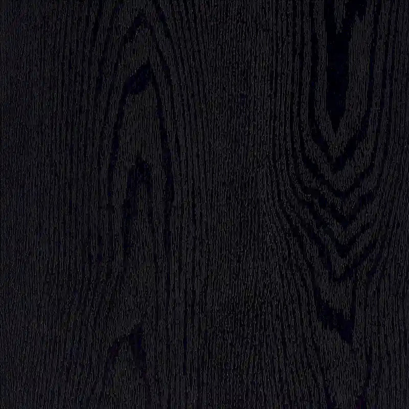 Table d'appoint carrée en MDF de 55,9 cm avec finition aspect bois et pieds à poteaux, aulne blanc / chêne gris vieilli / grain noir