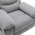 Fauteuil inclinable électrique avec massage et chaleur, gris clair, 1 place