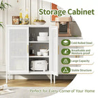 Armoire de rangement métallique 2 portes verrouillable avec 2 étagères réglables, blanc / noir