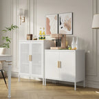 Armoire de rangement métallique 2 portes verrouillable avec 2 étagères réglables, blanc / noir