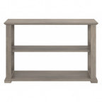 Console de ferme 47" avec étagères réglables et fixes, gris bois flotté / chêne blanc lin